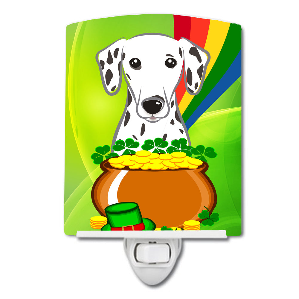 Dalmatian St. Patrick's Day Ceramic Night Light BB1954CNL
