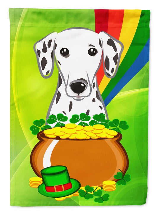 Dalmatian St. Patrick's Day Garden Flag – Decorative Outdoor Yard Flag BB1954GF