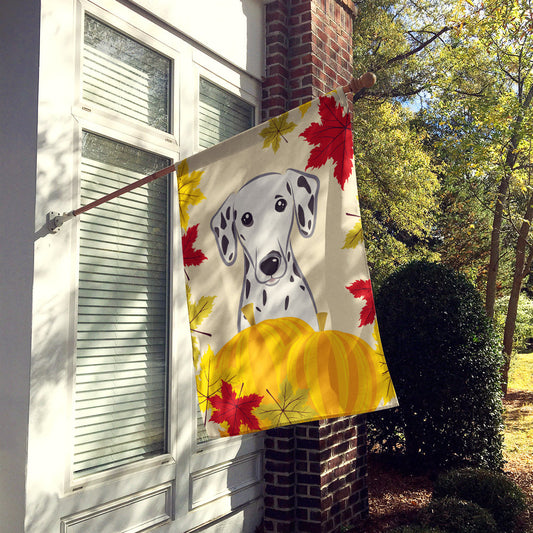 Dalmatian Thanksgiving Flag Canvas House Size BB2016CHF