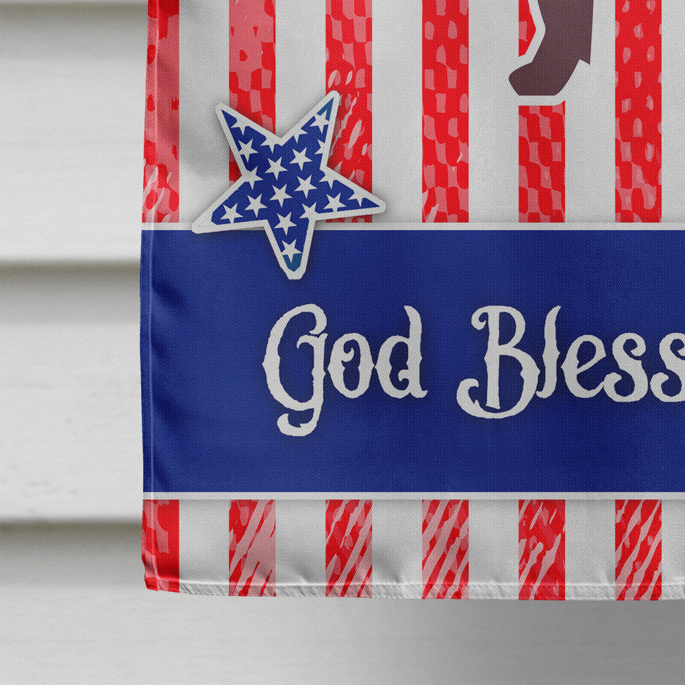 AUSA Patriotic merican Water Spaniel Flag Canvas House Size BB3301CHF