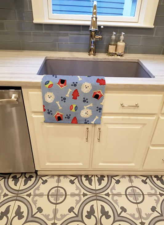 Dog House Collection Pomeranian Kitchen Towel BB3986KTWL