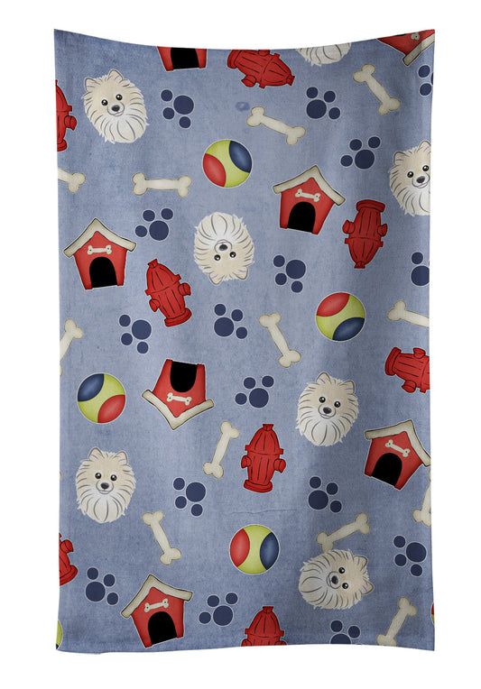 Dog House Collection Pomeranian Kitchen Towel BB3986KTWL