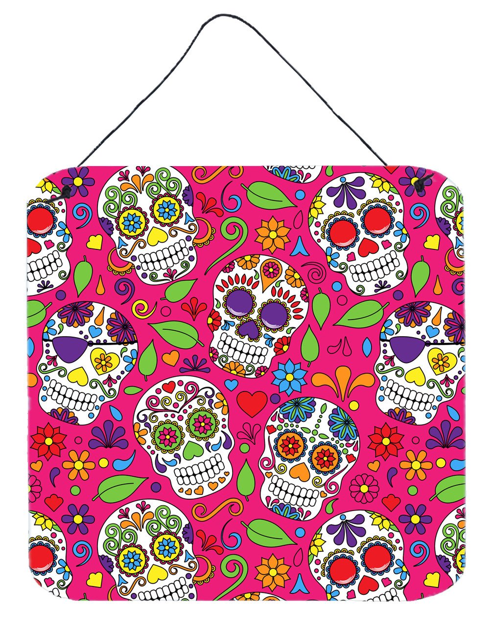 Day of the Dead Pink Wall or Door Hanging Prints BB5115DS66