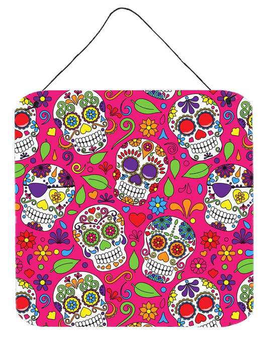 Day of the Dead Pink Wall or Door Hanging Prints BB5115DS66