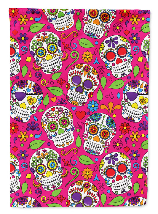 Day of the Dead Pink Garden Flag - Outdoor Decorative Yard Flag BB5115GF