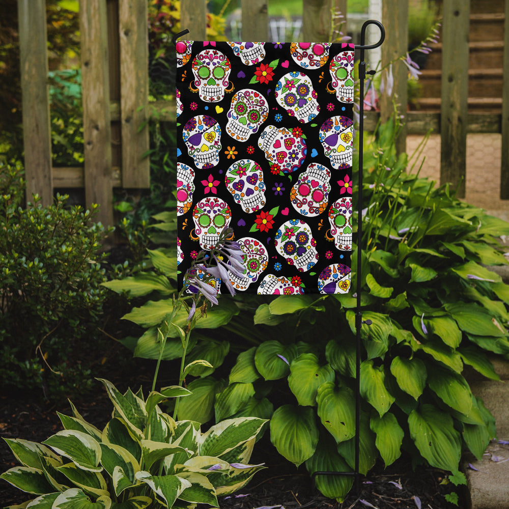 Day of the Dead Black Garden Flag - Outdoor Decorative Yard Flag BB5116GF