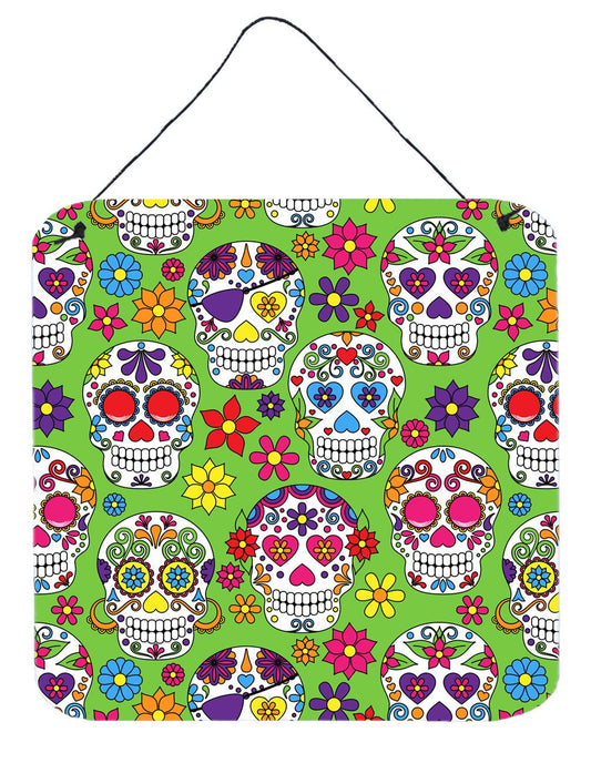 Day of the Dead Green Wall or Door Hanging Prints BB5117DS66