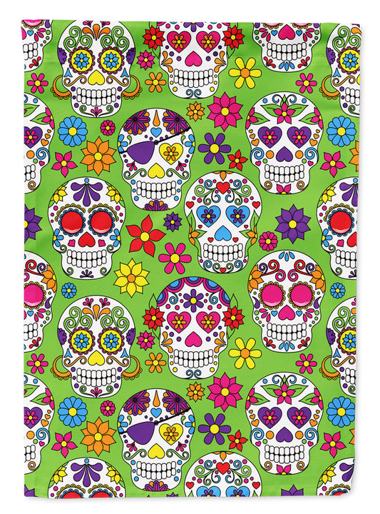 Day of the Dead Green Garden Flag - Outdoor Decorative Yard Flag BB5117GF