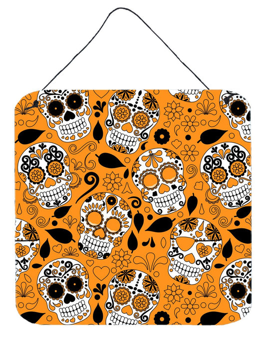 Day of the Dead Orange Wall or Door Hanging Prints BB5118DS66