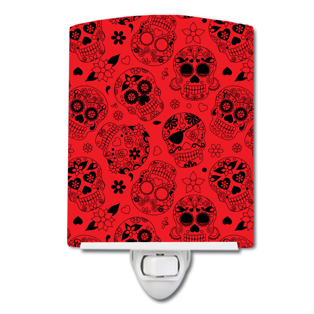 Day of the Dead Orange Ceramic Night Light BB5119CNL