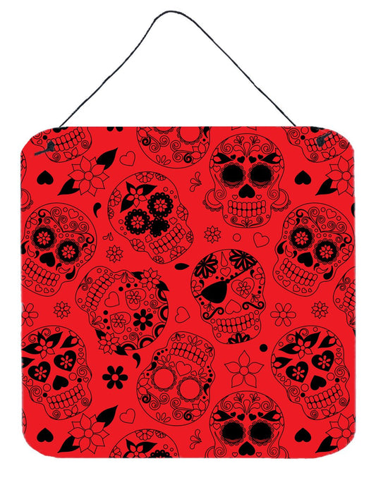 Day of the Dead Orange Wall or Door Hanging Prints BB5119DS66