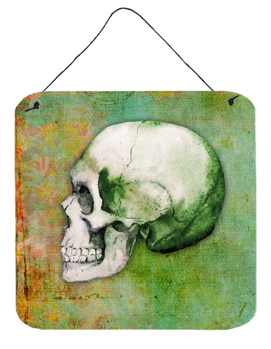 Day of the Dead Green Skull Wall or Door Hanging Prints BB5122DS66