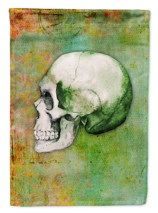 Day of the Dead Green Skull Garden Flag - Outdoor Decorative Yard Flag BB5122GF