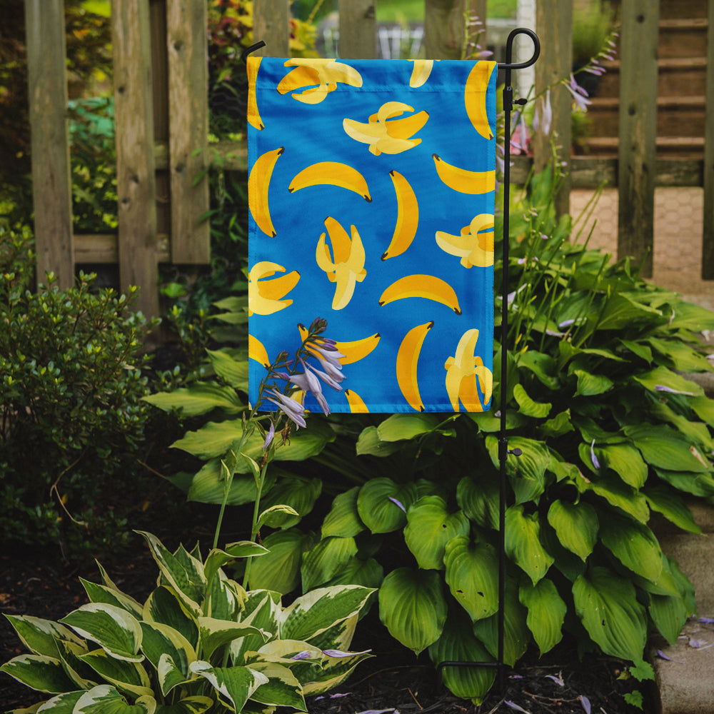 Bananas on Blue Garden Flag - Outdoor Decorative Yard Flag BB5149GF