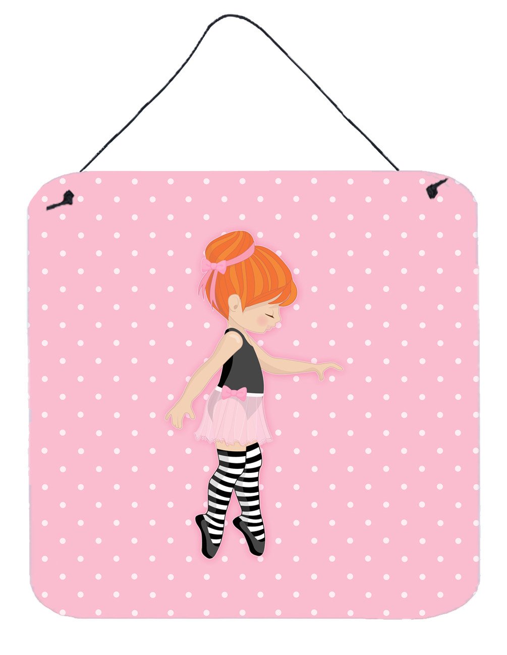 Ballerina Red Head Releve Wall or Door Hanging Prints BB5168DS66