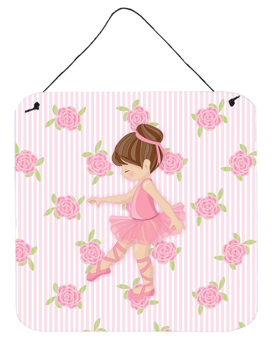 Ballerina Brunette Point Wall or Door Hanging Prints BB5177DS66