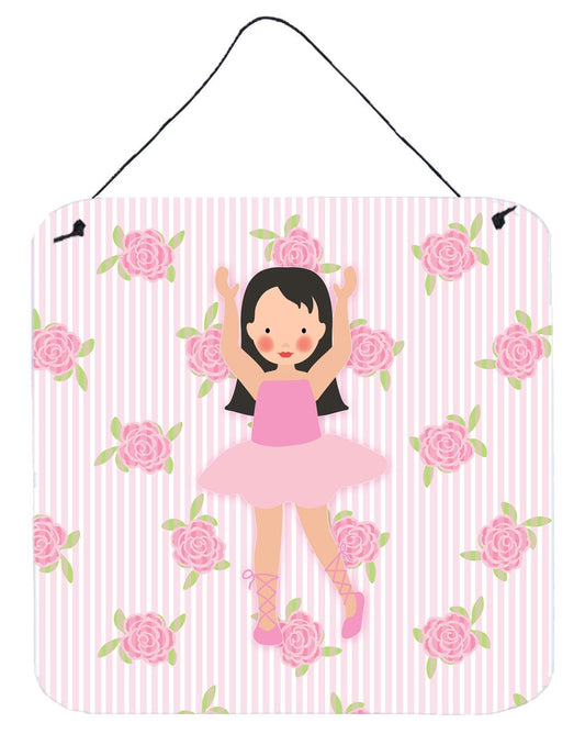 Ballerina Long Dark Hair Wall or Door Hanging Prints BB5181DS66