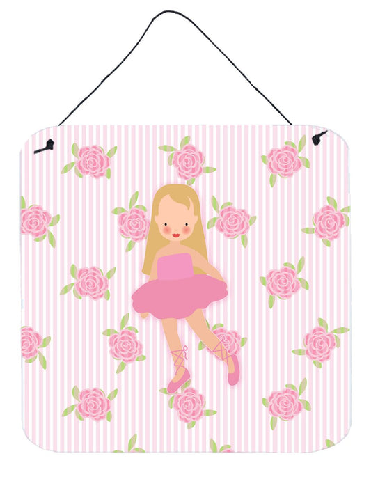 Ballerina Long Haired Blonde Wall or Door Hanging Prints BB5185DS66