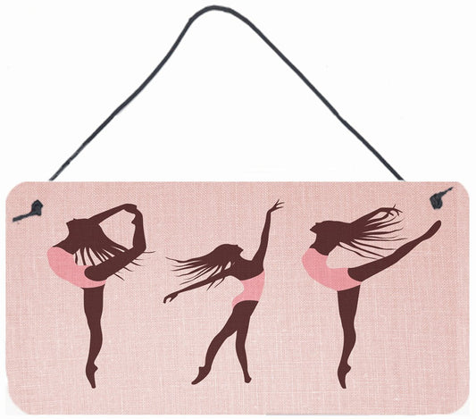 Dancers Linen Pink Wall or Door Hanging Prints BB5377DS812