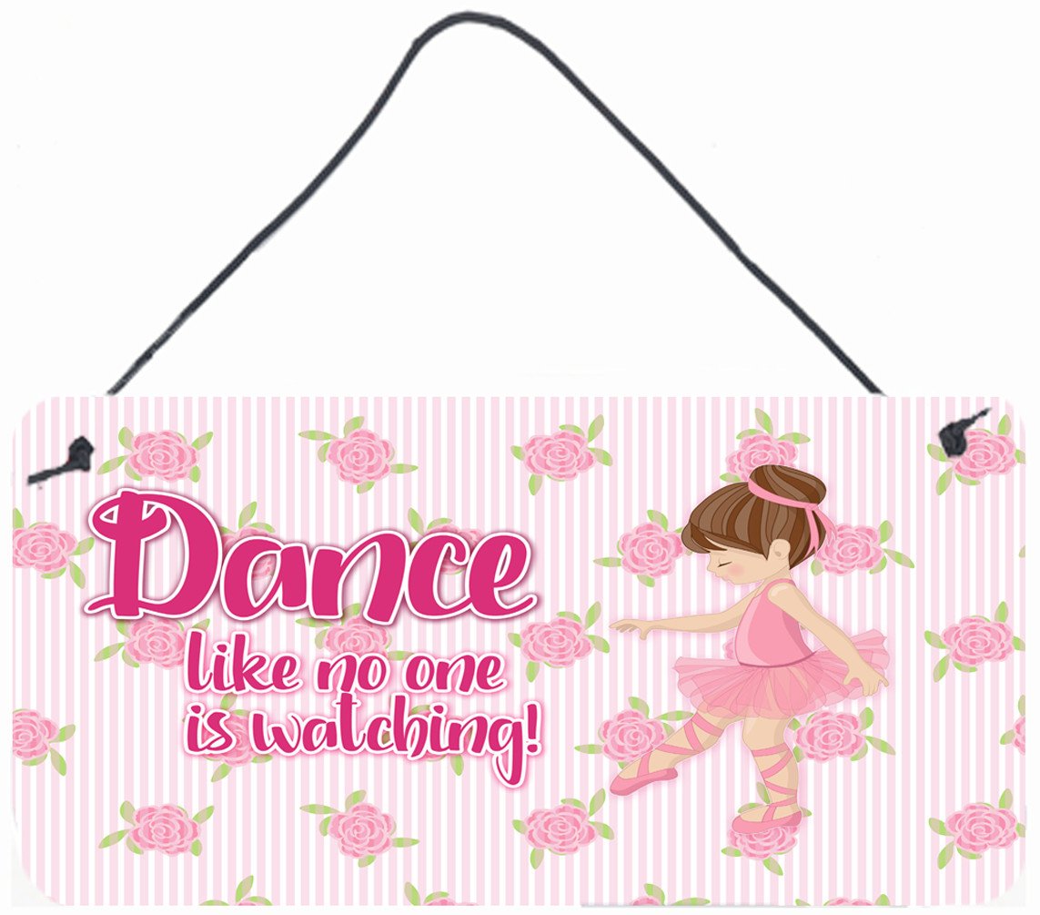 Ballet Dance Brunette Wall or Door Hanging Prints BB5390DS812