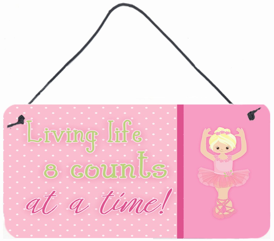 Ballet in 8 Counts Blonde Wall or Door Hanging Prints BB5397DS812