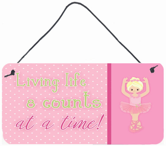 Ballet in 8 Counts Blonde Wall or Door Hanging Prints BB5397DS812