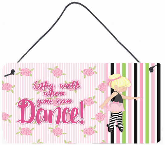 Ballet Dance Stripes Blonde Wall or Door Hanging Prints BB5400DS812