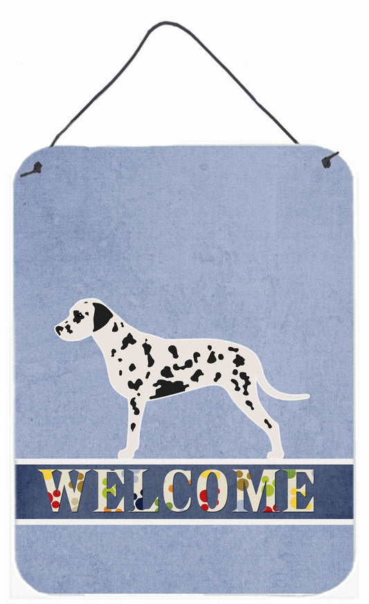 Dalmatian Welcome Wall or Door Hanging Prints BB5487DS1216