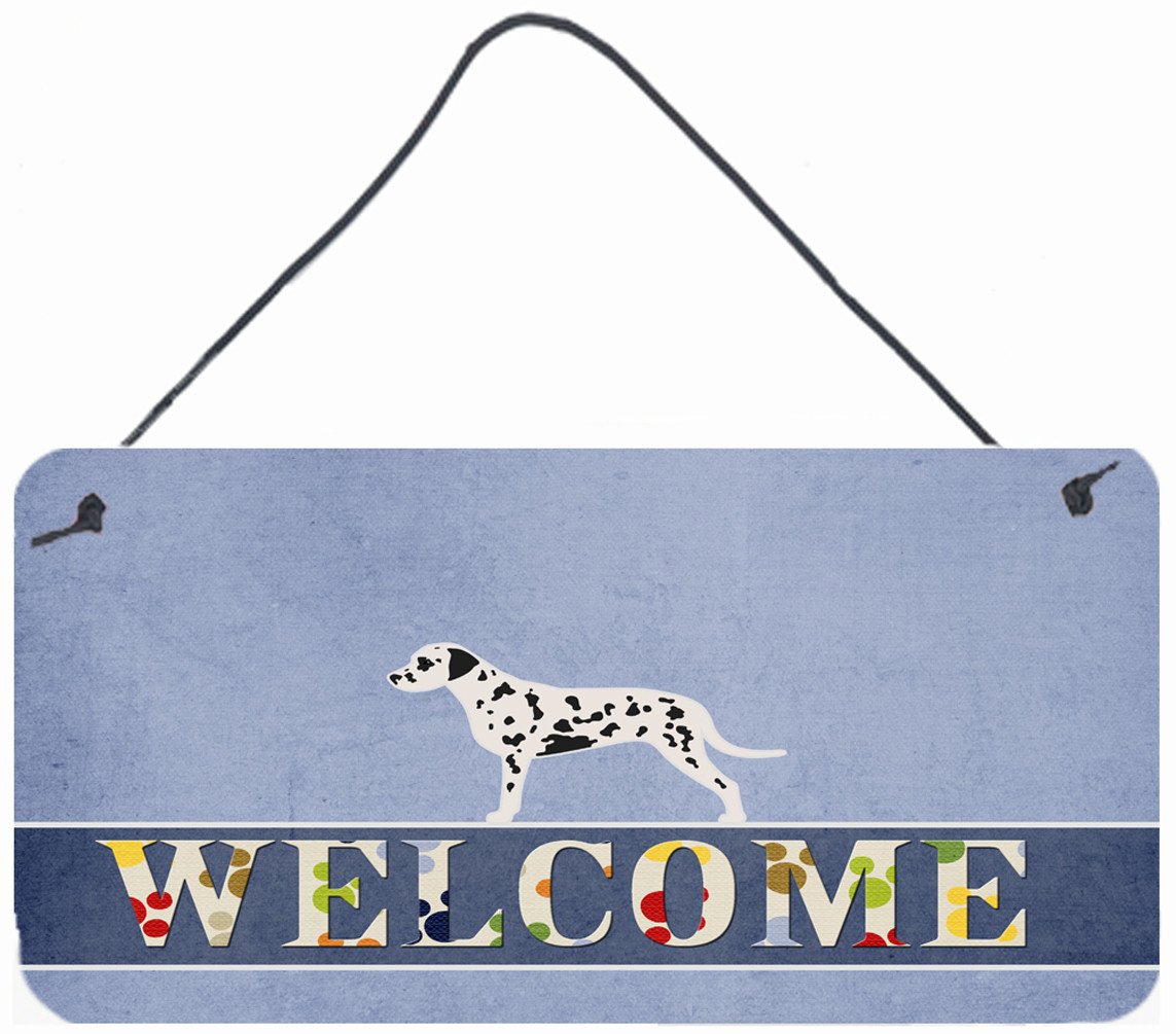 Dalmatian Welcome Wall or Door Hanging Prints BB5487DS812