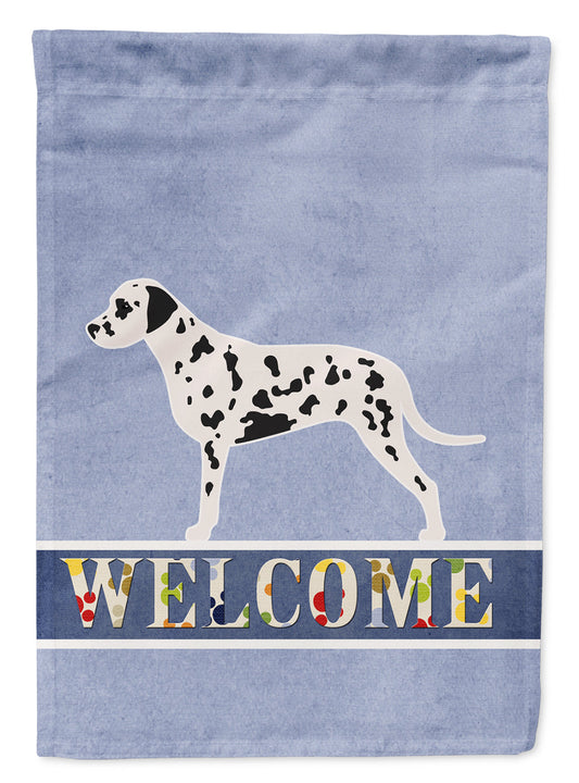 Dalmatian Welcome Garden Flag - Outdoor Decorative Yard Flag BB5487GF