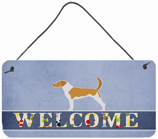 American Foxhound Welcome Wall or Door Hanging Prints BB5502DS812