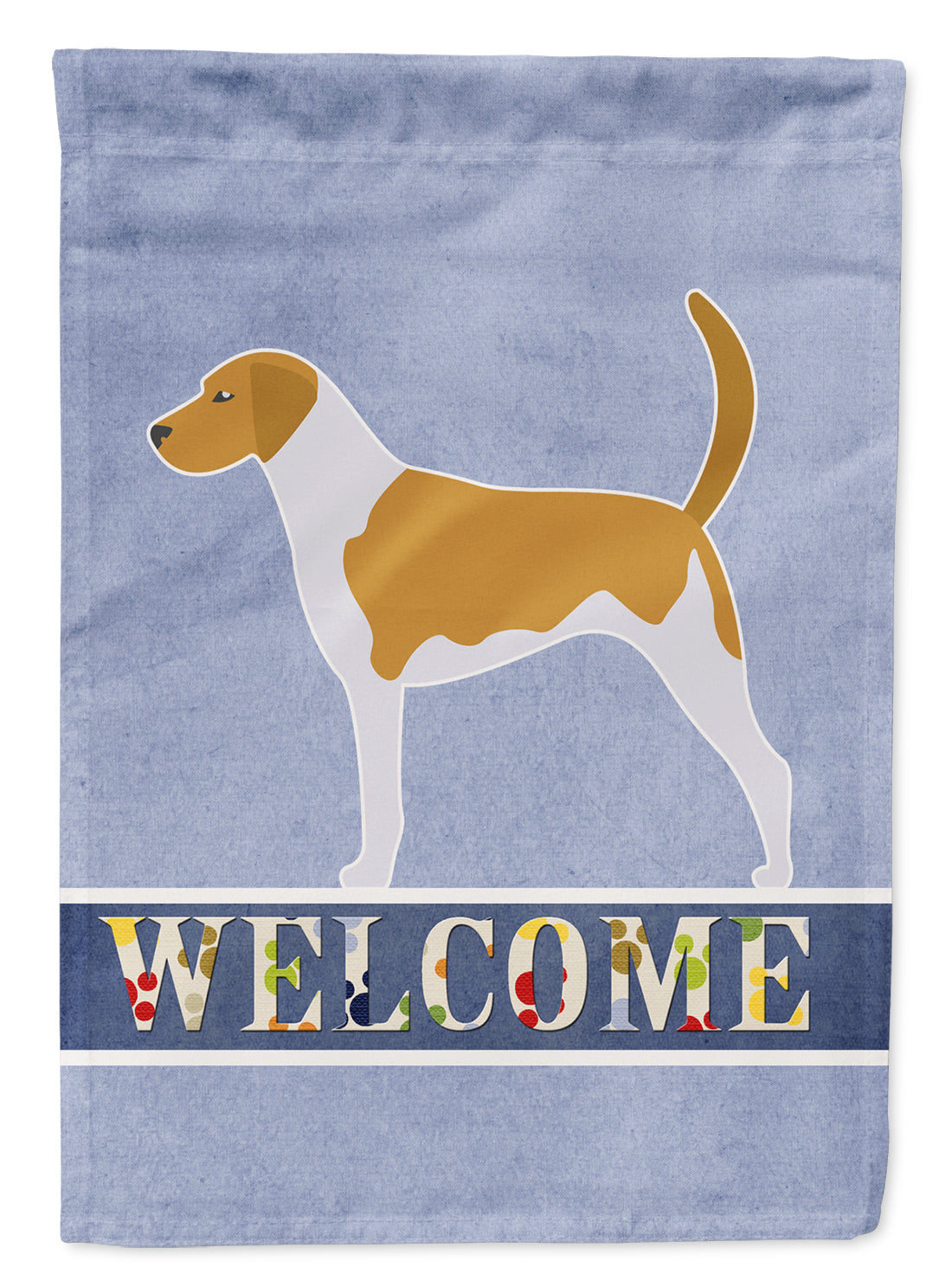 American Foxhound Welcome Garden Flag - Outdoor Decorative Yard Flag BB5502GF