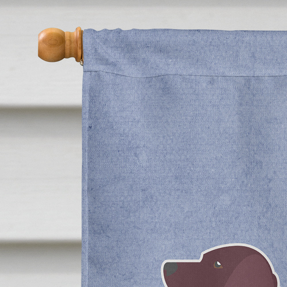 American Water Spaniel Welcome Flag Canvas House Size BB5505CHF