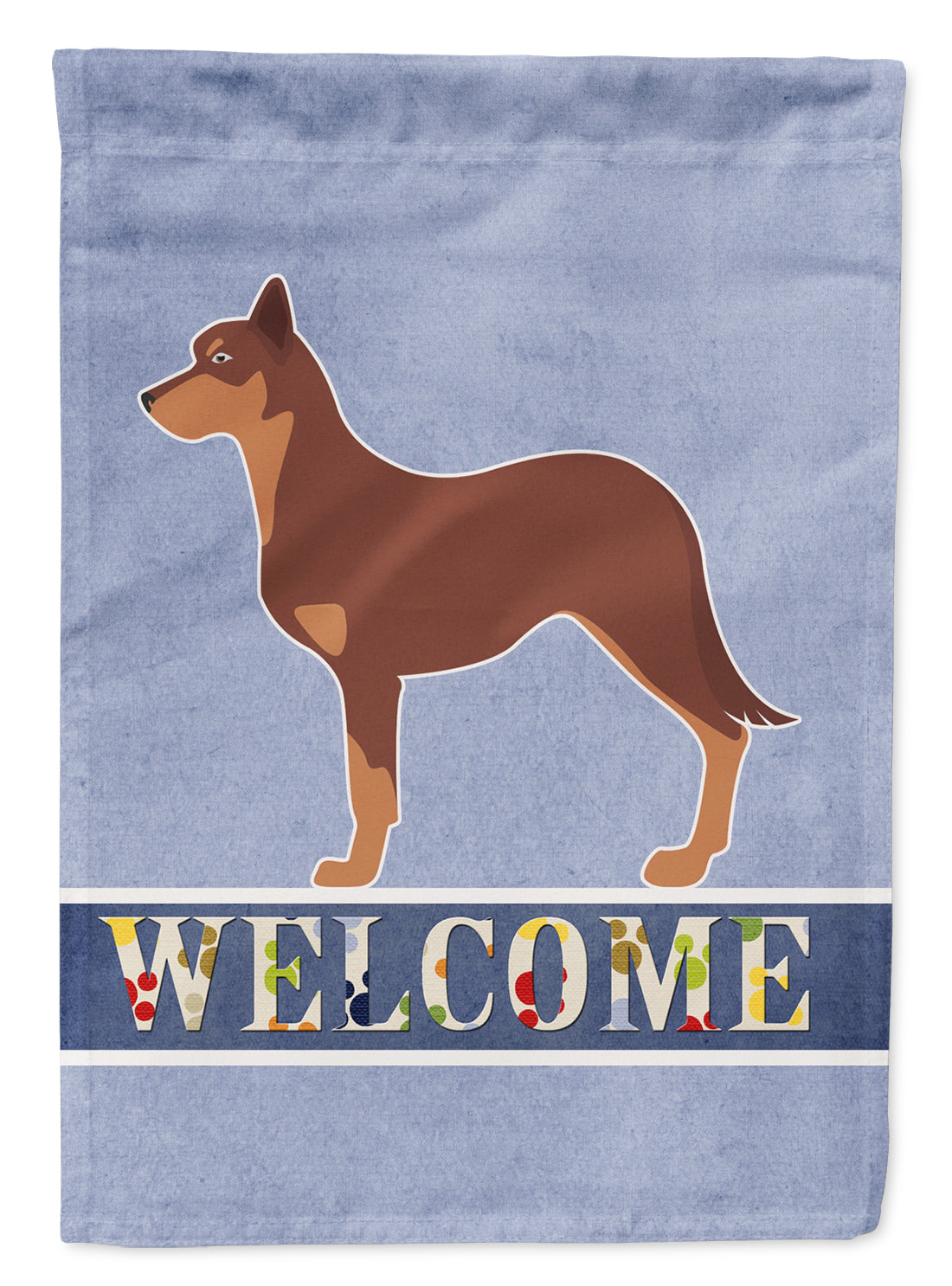 Australian Kelpie Dog Welcome Garden Flag - Outdoor Decorative Yard Flag BB5533GF