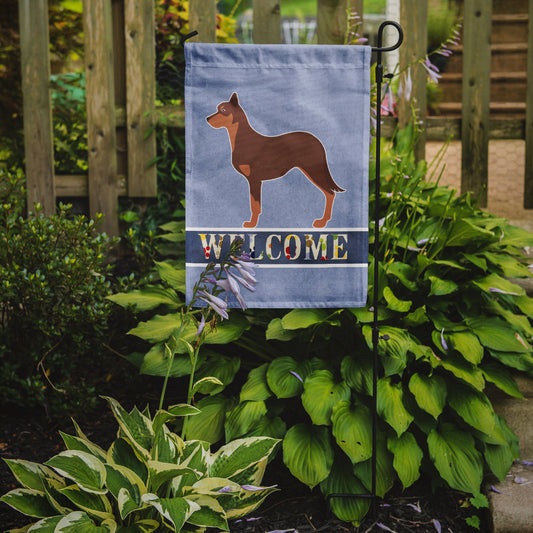 Australian Kelpie Dog Welcome Garden Flag - Outdoor Decorative Yard Flag BB5533GF