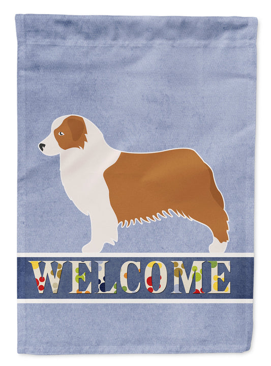 Australian Shepherd Dog Welcome Garden Flag - Outdoor Decorative Yard Flag BB5537GF