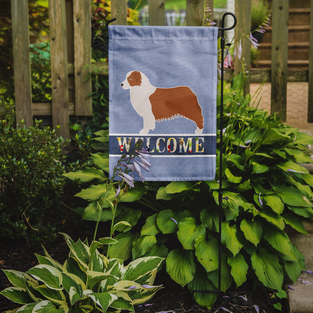 Australian Shepherd Dog Welcome Garden Flag - Outdoor Decorative Yard Flag BB5537GF