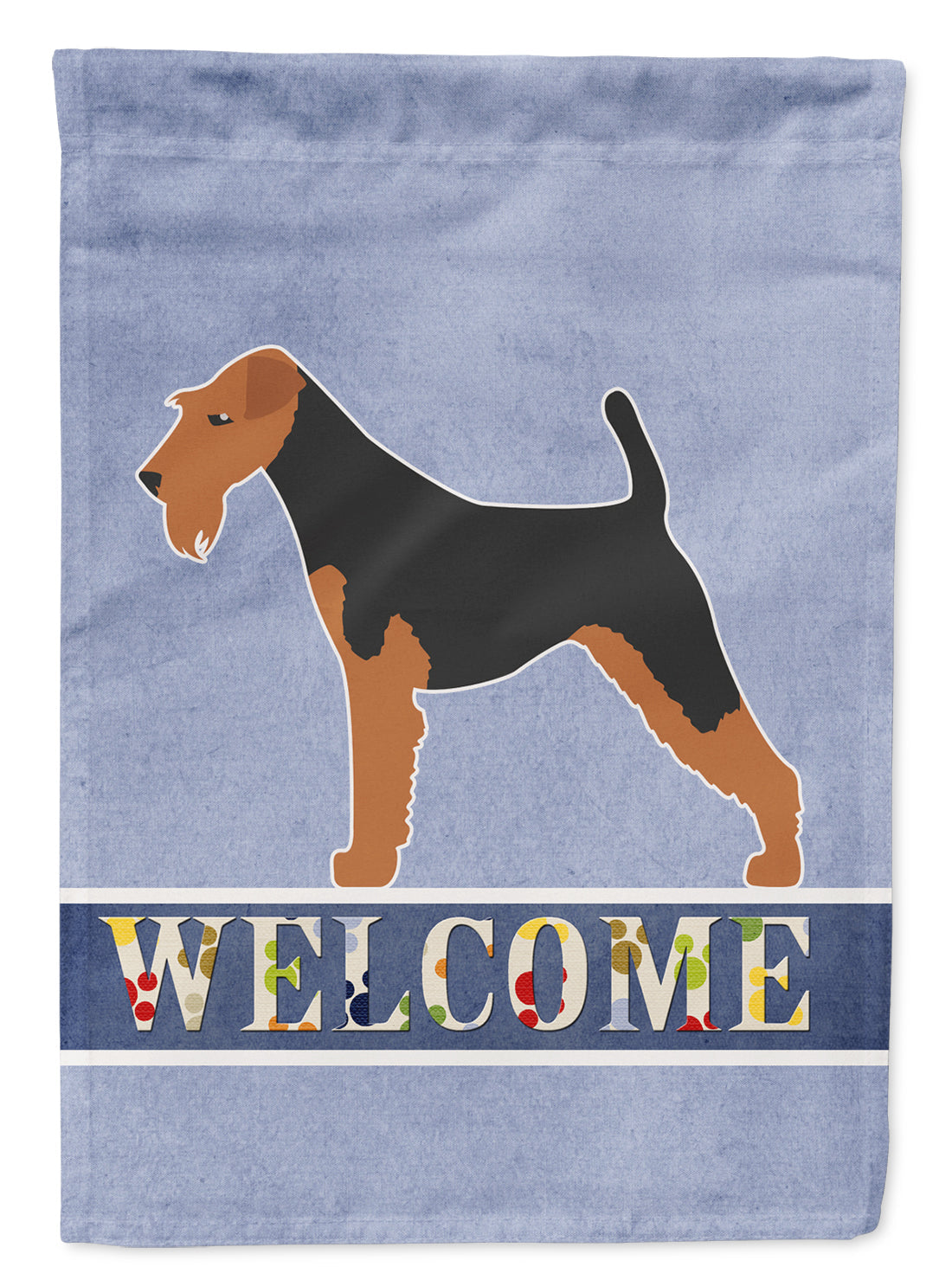 Airedale Terrier Welcome Garden Flag - Outdoor Decorative Yard Flag BB5561GF