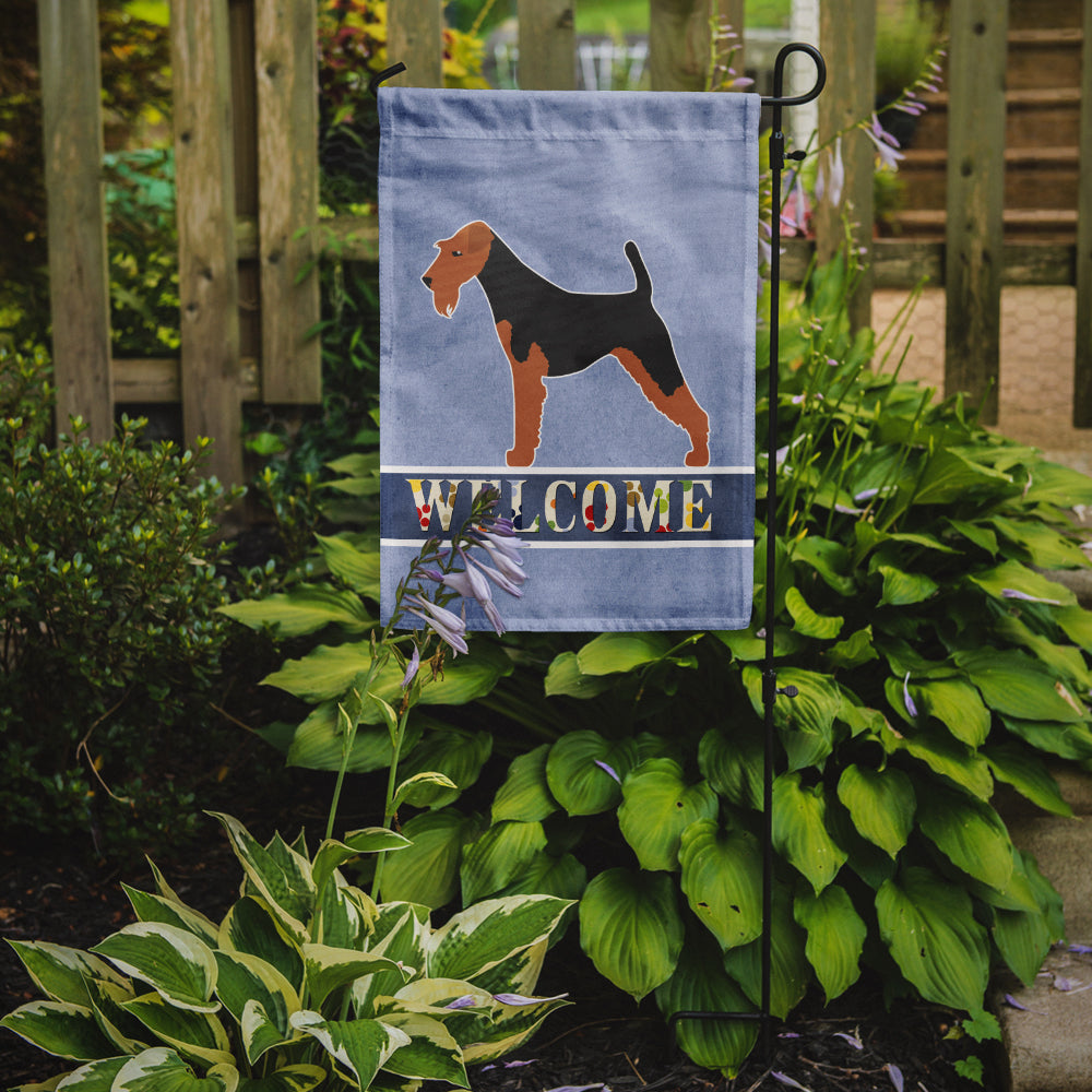 Airedale Terrier Welcome Garden Flag - Outdoor Decorative Yard Flag BB5561GF