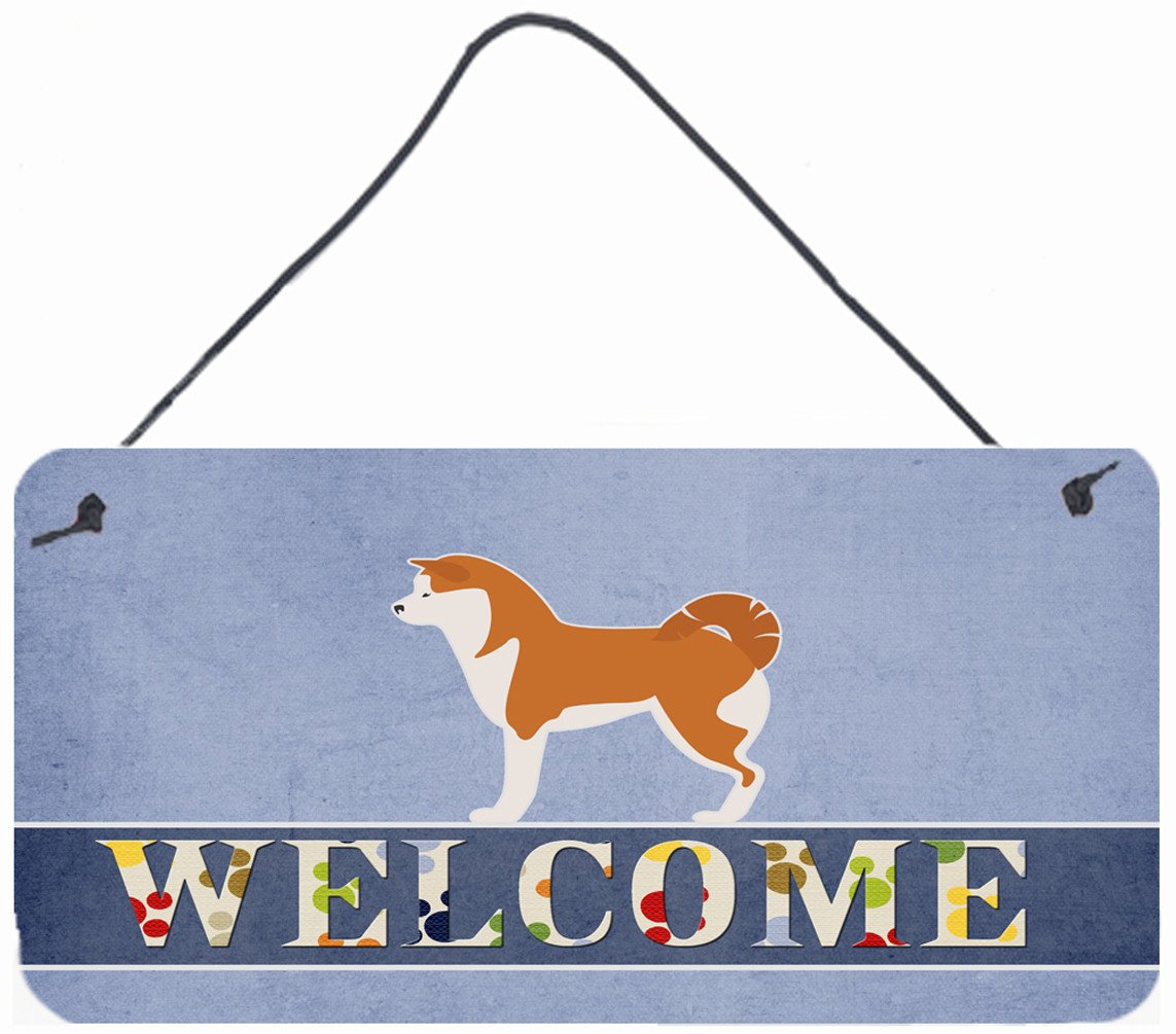 Akita Welcome Wall or Door Hanging Prints BB5576DS812
