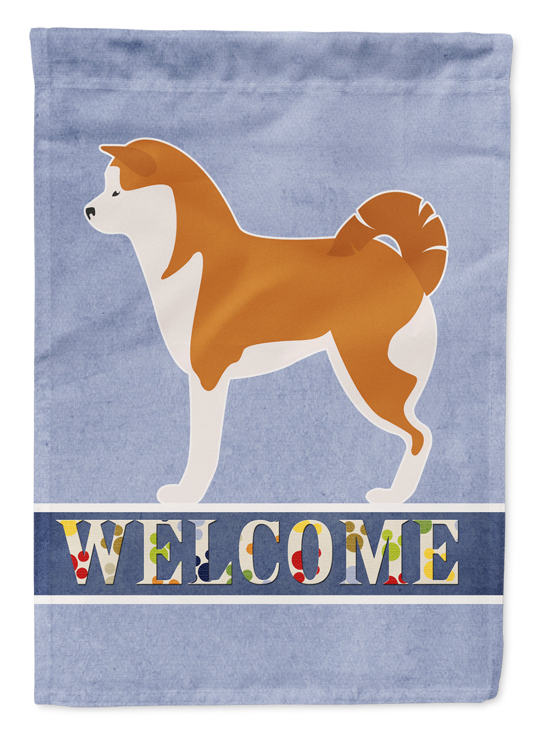 Akita Welcome Garden Flag - Outdoor Decorative Yard Flag BB5576GF