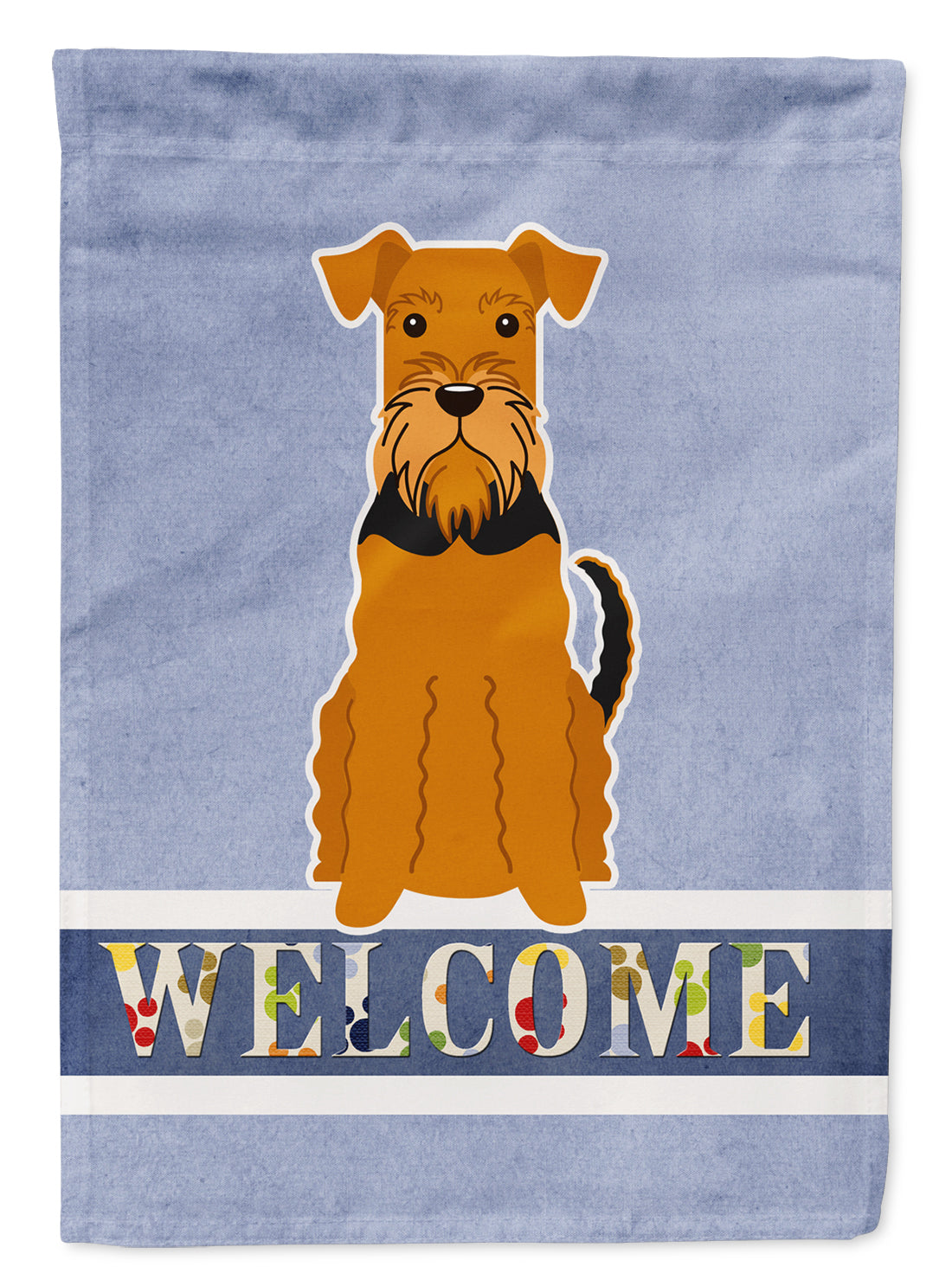 Airedale Welcome Garden Flag - Outdoor Decorative Yard Flag BB5622GF