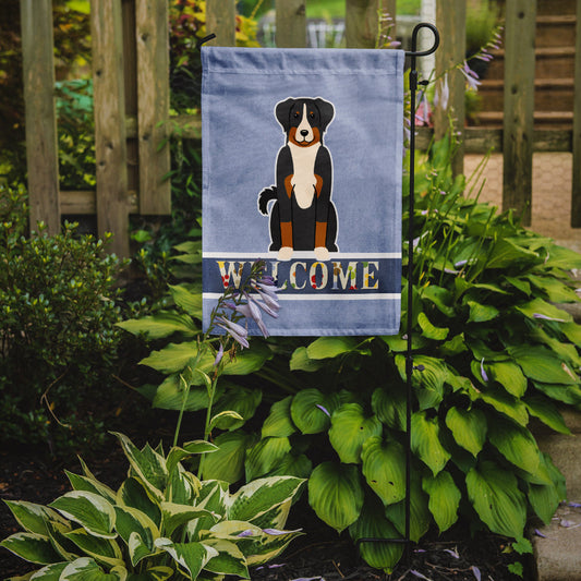 Appenzeller Sennenhund Welcome Garden Flag - Outdoor Decorative Yard Flag BB5624GF