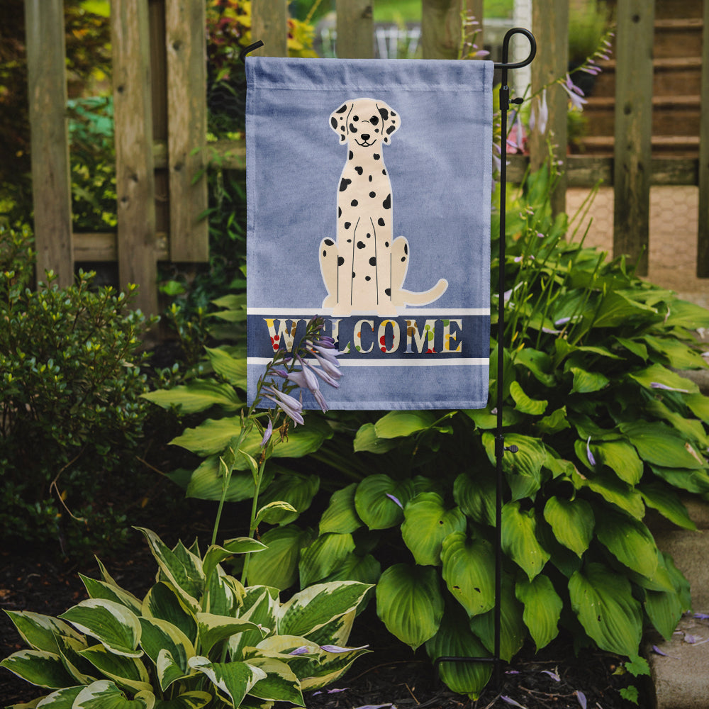 Dalmatian Welcome Garden Flag - Outdoor Decorative Yard Flag BB5678GF