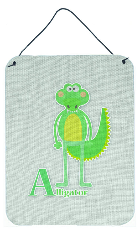 Alphabet A for Alligator Wall or Door Hanging Prints BB5726DS1216