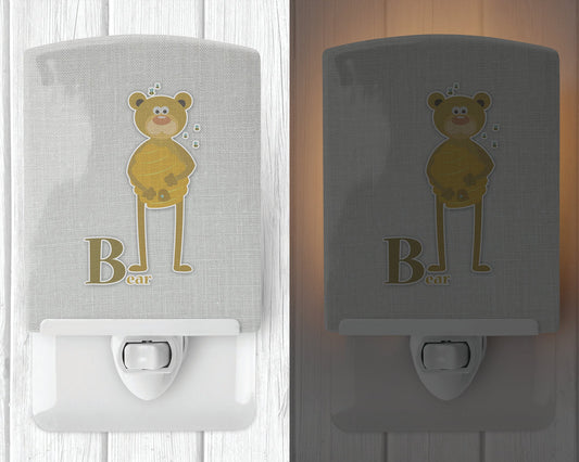 Alphabet B for Bear Ceramic Night Light BB5727CNL