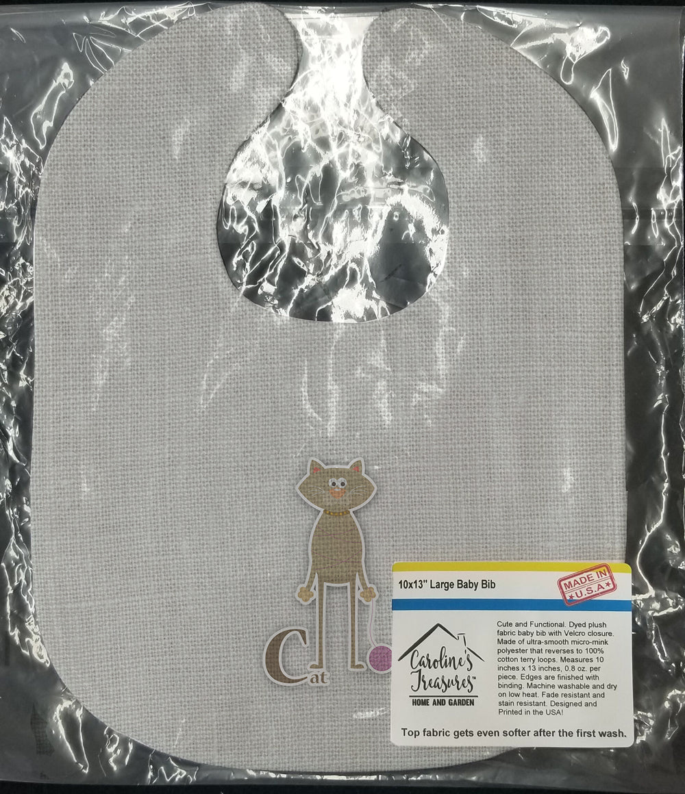 Alphabet C for Cat Baby Bib BB5728BIB