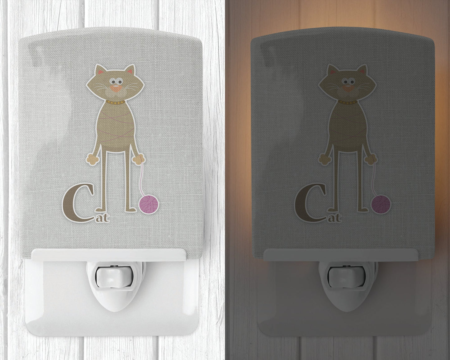 Alphabet C for Cat Ceramic Night Light BB5728CNL