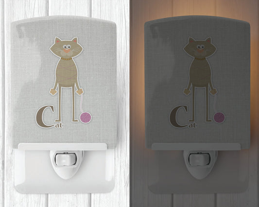 Alphabet C for Cat Ceramic Night Light BB5728CNL