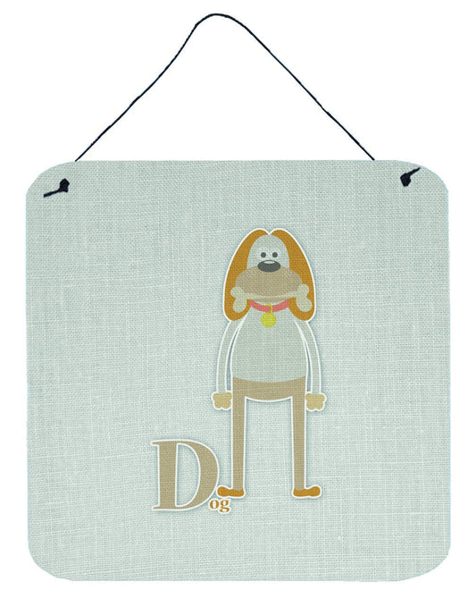 Alphabet D for Dog Wall or Door Hanging Prints BB5729DS66